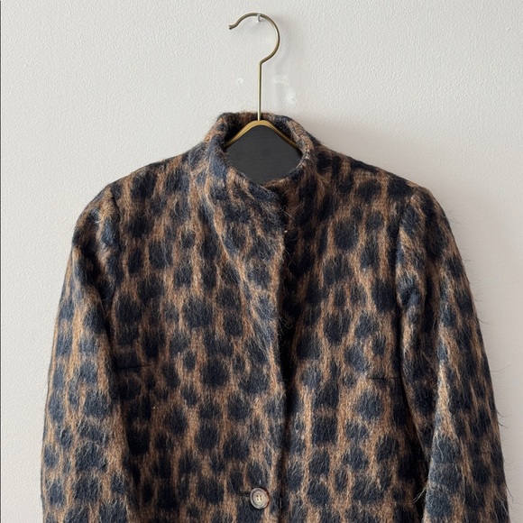 MaxMara Animal Print coat - Brown and Black - Picture 4 of 10